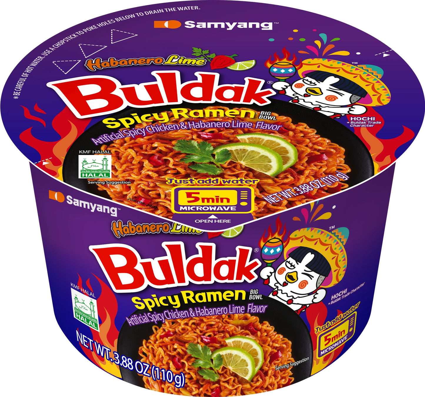 Buldak Habanero Lime Big Bowl - US 7429